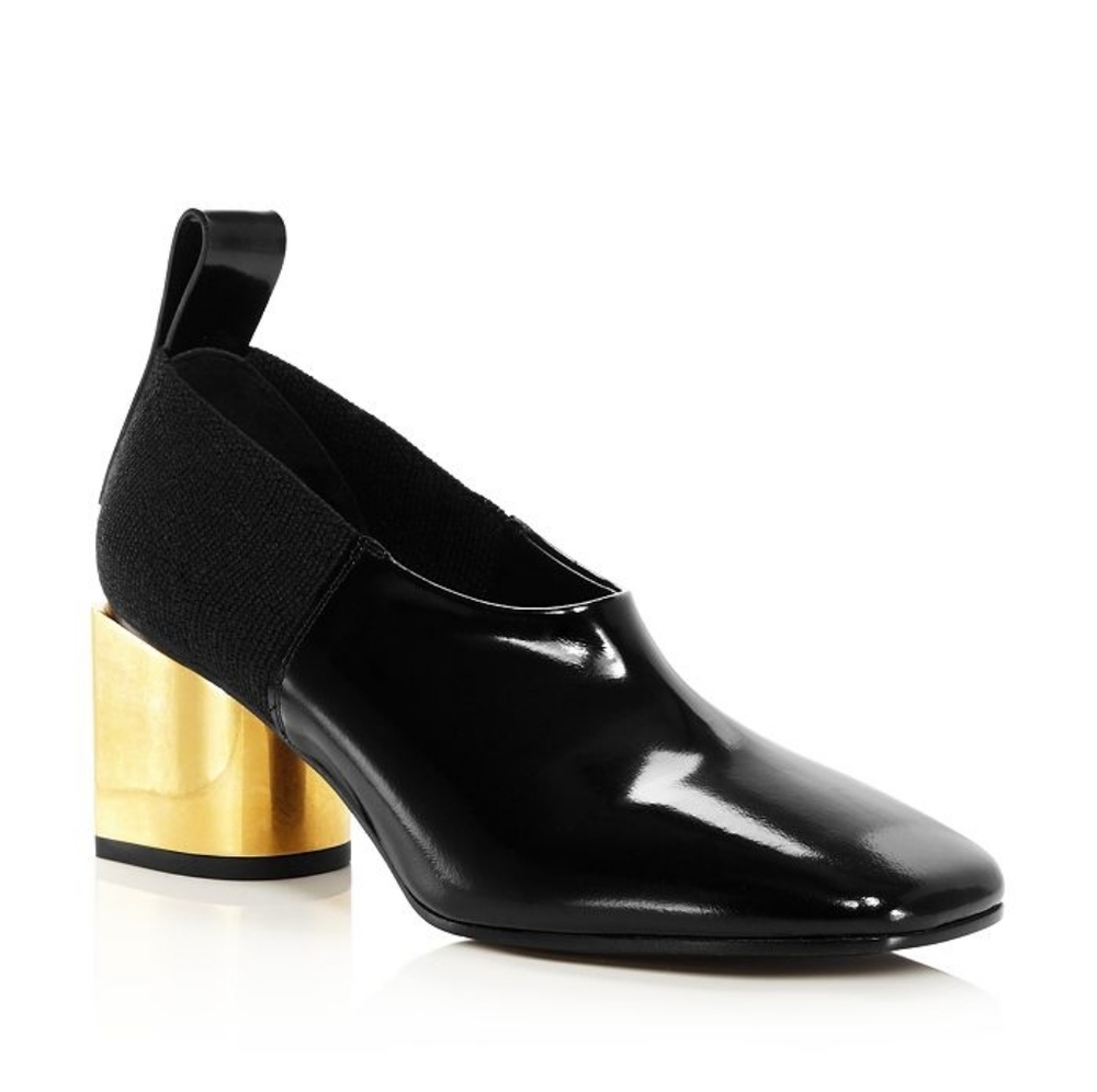 Proenza Schouler Square-Toe Block-Heel Pumps